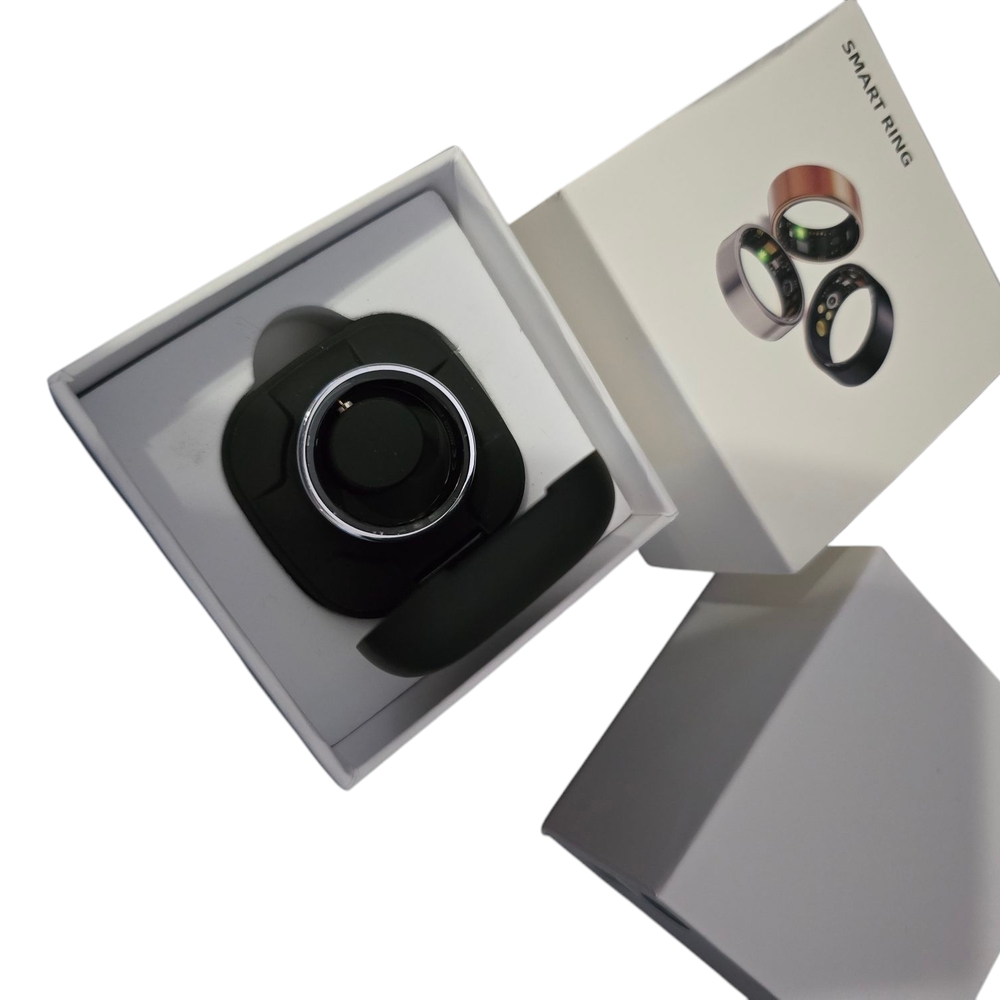 Silver Smart Ring with Minimalist Design